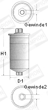 Kütusefilter CHAMPION L211/606