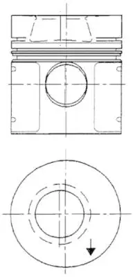 Remondikomplekt, kolb/ silindrihülss KOLBENSCHMIDT 91550960