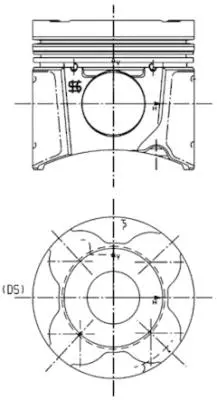 Remondikomplekt, kolb/ silindrihülss KOLBENSCHMIDT 99662962