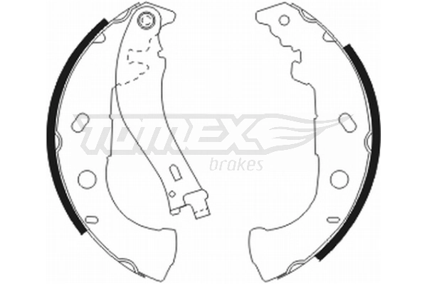 Piduriklotside komplekt TOMEX Brakes TX 20-52