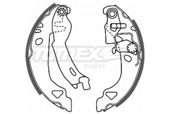 Piduriklotside komplekt TOMEX Brakes TX 20-28