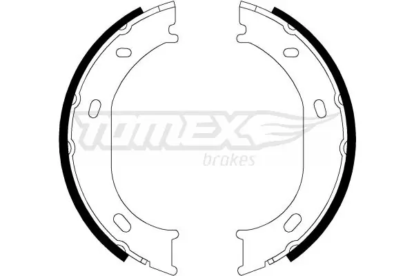 Piduriklotside komplekt TOMEX Brakes TX 21-17