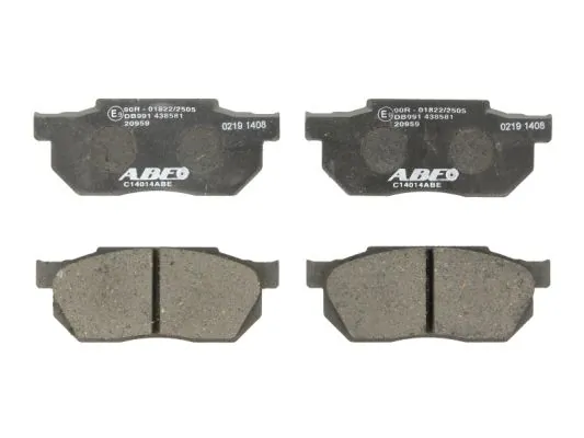 Piduriklotsi komplekt, ketaspidur ABE C14014ABE