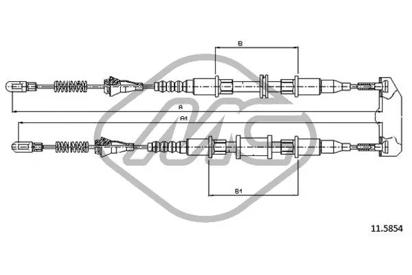 Tross, seisupidur Metalcaucho 82498