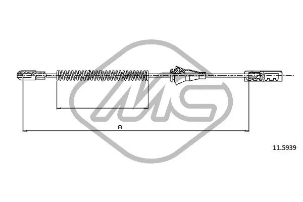 Tross, seisupidur Metalcaucho 82545