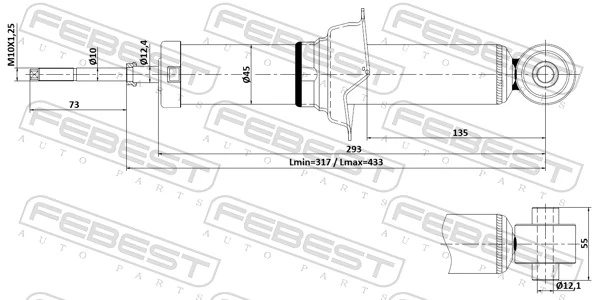Amort FEBEST 04110-008R