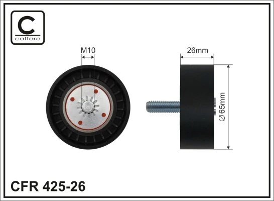 Seade-/juhtrull, hammasrihm CAFFARO 425-26