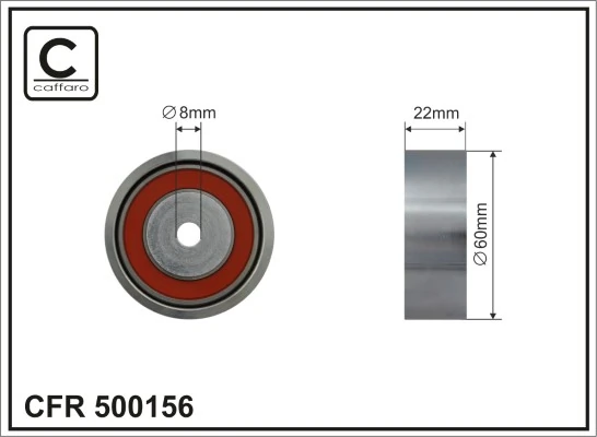 Seade-/juhtrull, soonrihm CAFFARO 500156