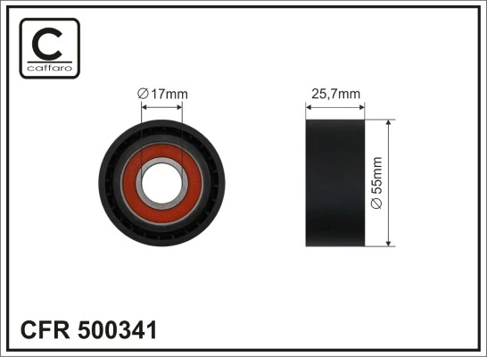 Pingutusrull, soonrihm CAFFARO 500341