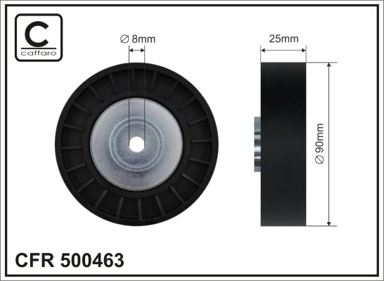 Seade-/juhtrull, soonrihm CAFFARO 500463