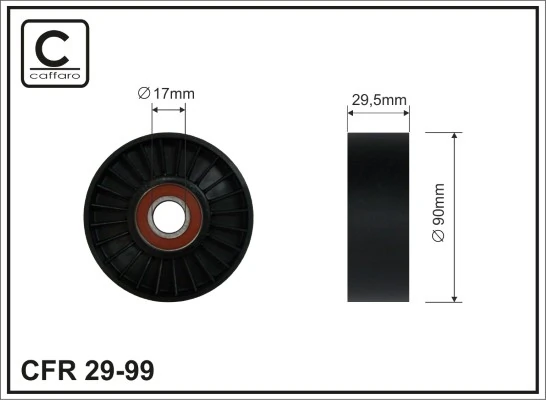 Seade-/juhtrull, soonrihm CAFFARO 29-99
