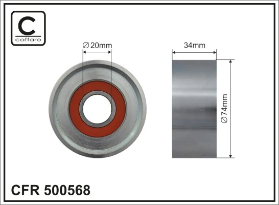 Pingutusrull, soonrihm CAFFARO 500568