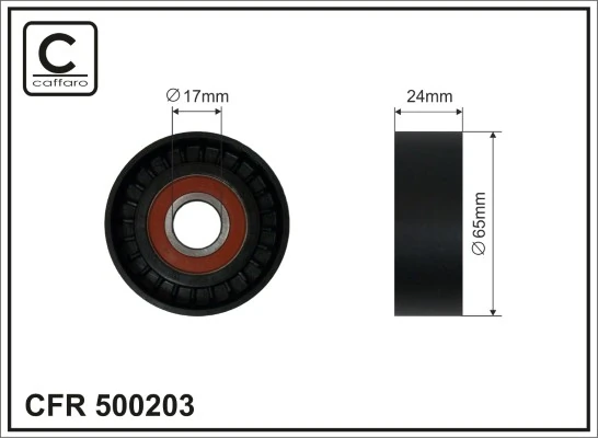 Pingutusrull, soonrihm CAFFARO 500203