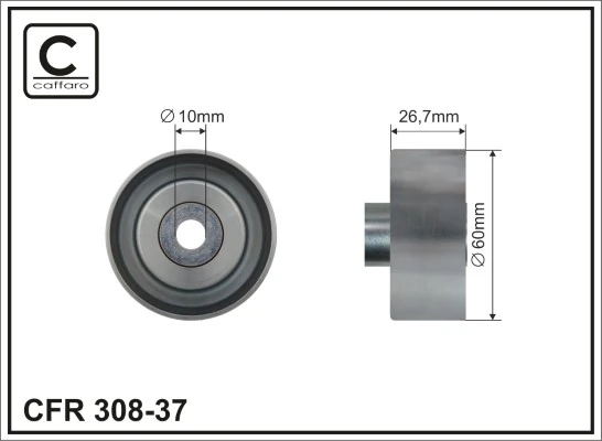 Seade-/juhtrull, soonrihm CAFFARO 308-37