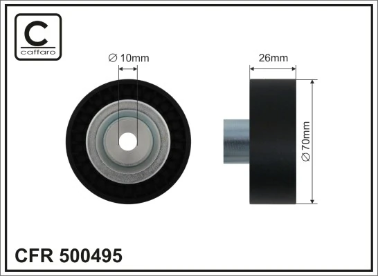 Seade-/juhtrull, soonrihm CAFFARO 500495