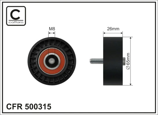 Seade-/juhtrull, soonrihm CAFFARO 500315