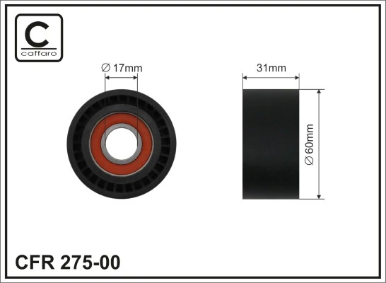 Pingutusrull, soonrihm CAFFARO 275-00