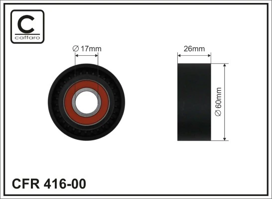 Pingutusrull, soonrihm CAFFARO 416-00