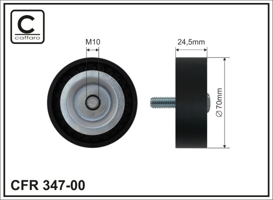Seade-/juhtrull, soonrihm CAFFARO 347-00