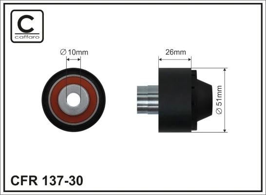 Seade-/juhtrull, soonrihm CAFFARO 137-30