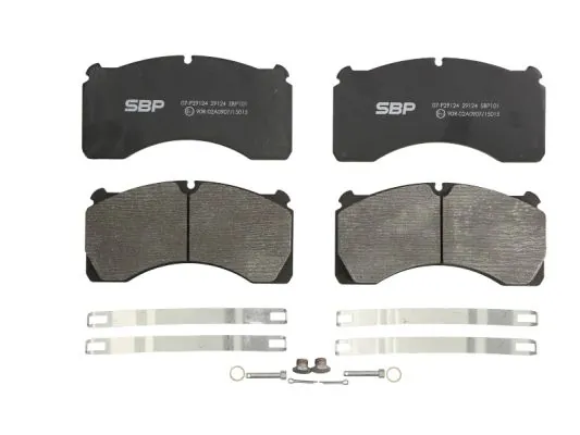 Piduriklotsi komplekt, ketaspidur SBP 07-P29124