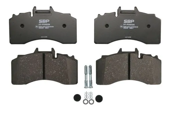 Piduriklotsi komplekt, ketaspidur SBP 07-P29228