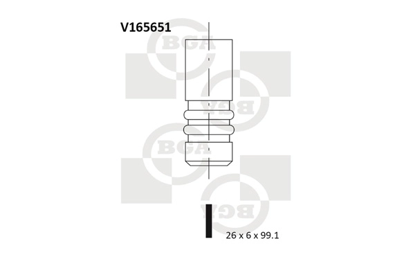 Väljalaskeventiil BGA V165651