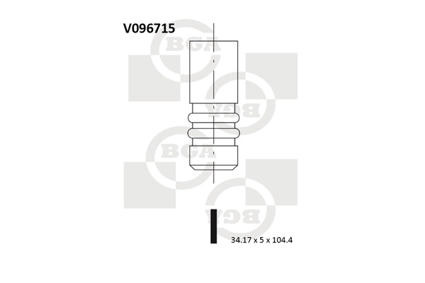 Sisselaskeventiil BGA V096715