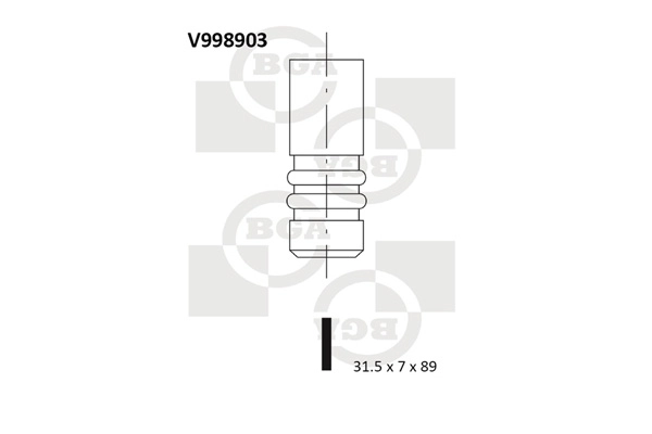 Väljalaskeventiil BGA V998903