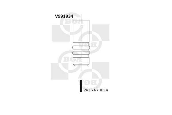 Väljalaskeventiil BGA V991934