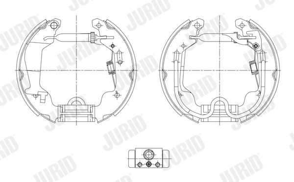 Piduriklotside komplekt JURID 381432J