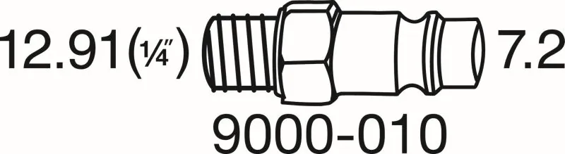 Suruõhupüstol HAZET 9040P-2