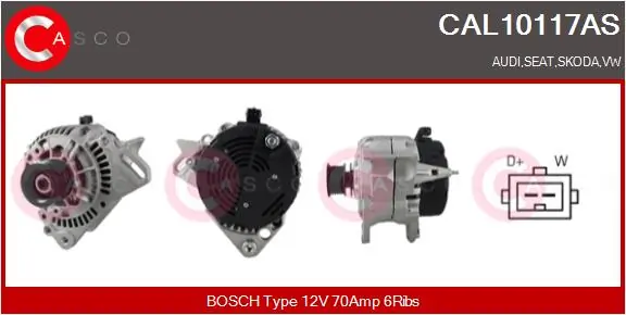 Generaator CASCO CAL10117AS
