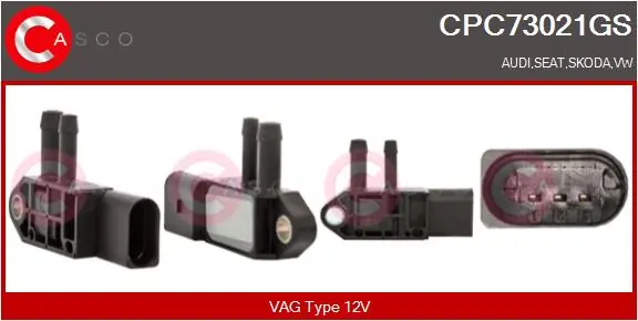 Survemuundur, heitgaaside juhtimine CASCO CPC73021GS