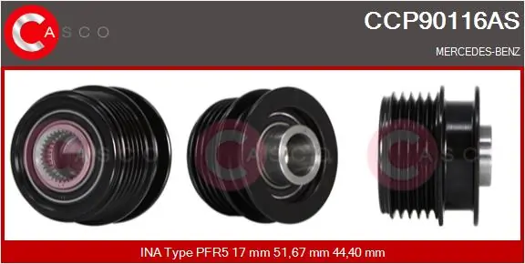 Rihmaratas, generaator CASCO CCP90116AS