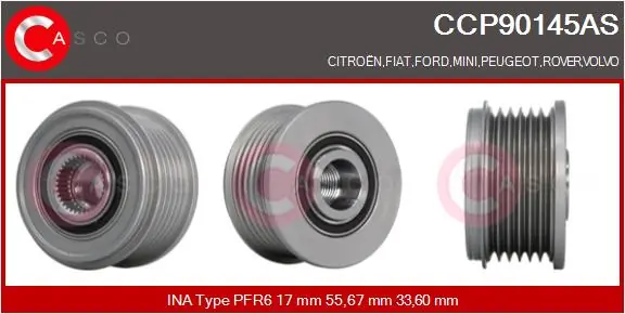 Rihmaratas, generaator CASCO CCP90145AS