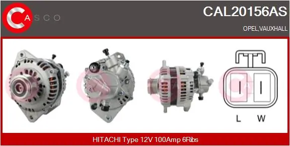 Generaator CASCO CAL20156AS