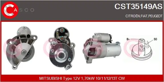 Starter CASCO CST35149AS