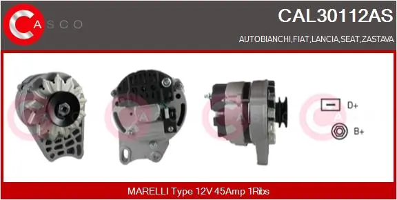 Generaator CASCO CAL30112AS