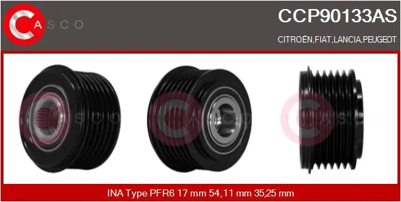 Rihmaratas, generaator CASCO CCP90133AS
