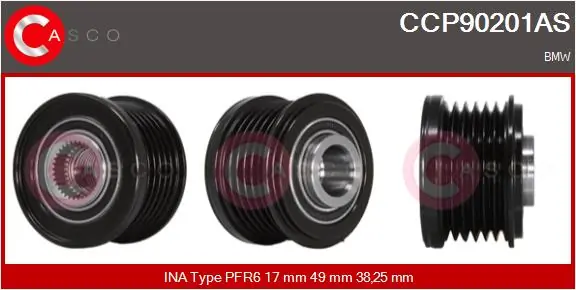 Rihmaratas, generaator CASCO CCP90201AS