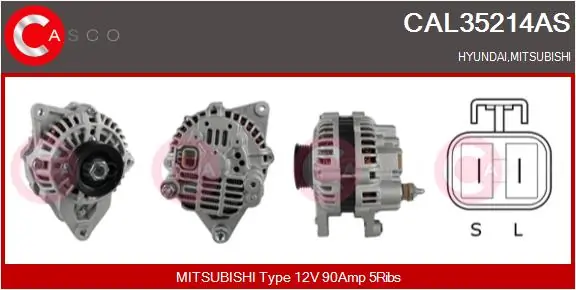 Generaator CASCO CAL35214AS