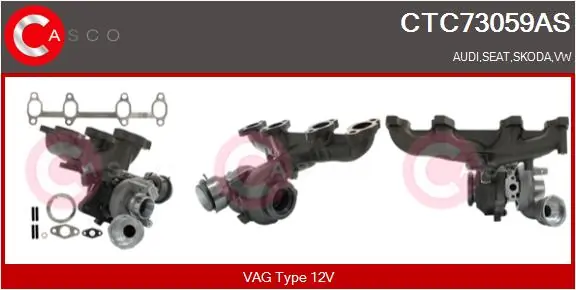 Kompressor, ülelaadimine CASCO CTC73059AS