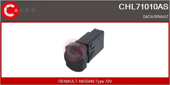 Ohutulede lüliti CASCO CHL71010AS
