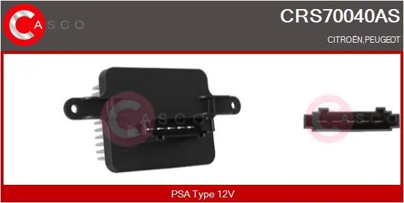 Takistus, salongipuhur CASCO CRS70040AS