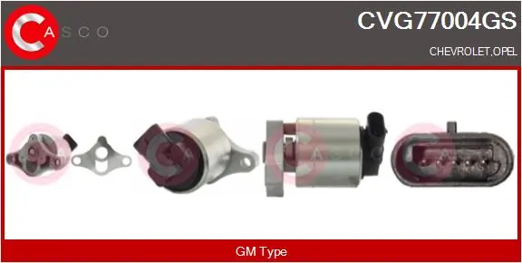 EGR-klapp CASCO CVG77004GS