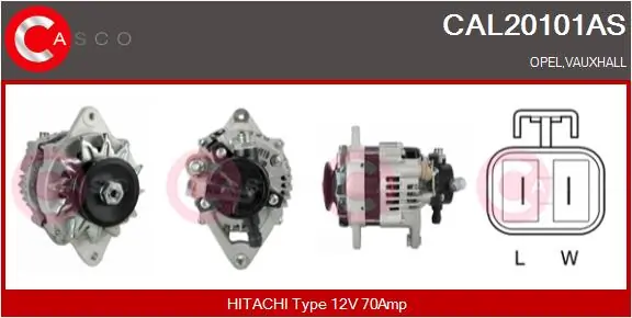 Generaator CASCO CAL20101AS