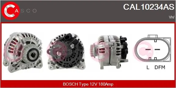 Generaator CASCO CAL10234AS