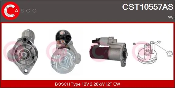 Starter CASCO CST10557AS