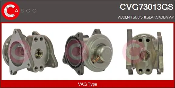 EGR-klapp CASCO CVG73013GS